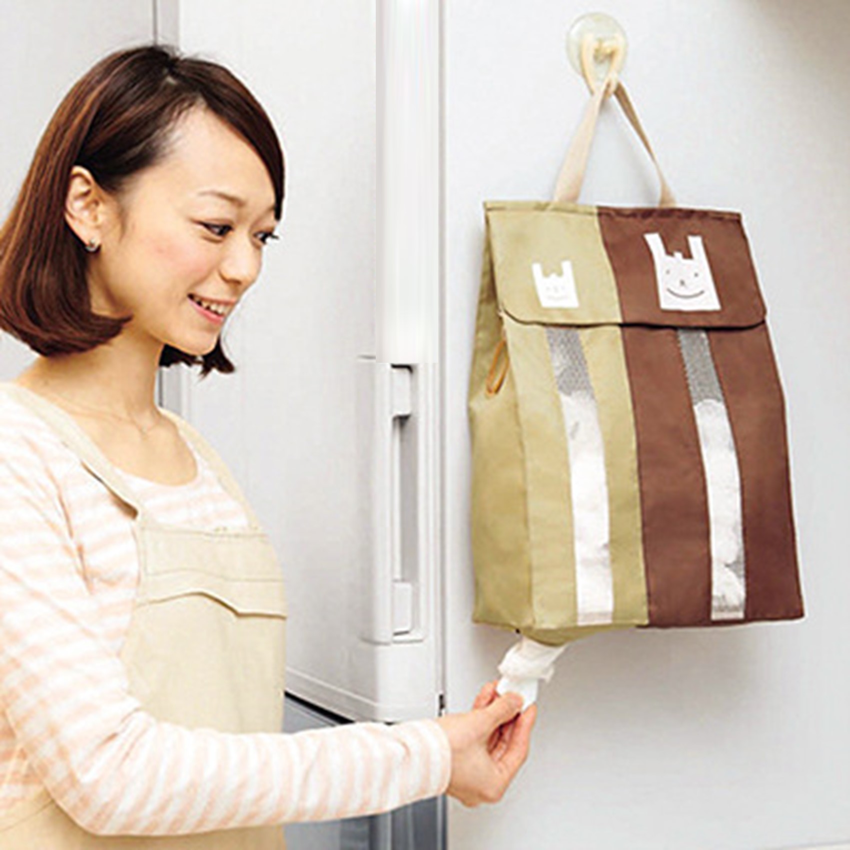 Amazon｜NOELAMOUR レジ袋ストッカー ポリ袋ストッカー キッチン